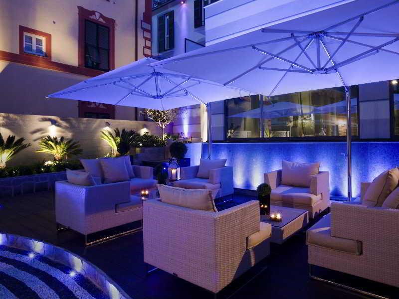 Lhp Hotel Santa Margherita Palace & Spa Santa Margherita Ligure Restoran fotoğraf The hotel's rooftop lounge