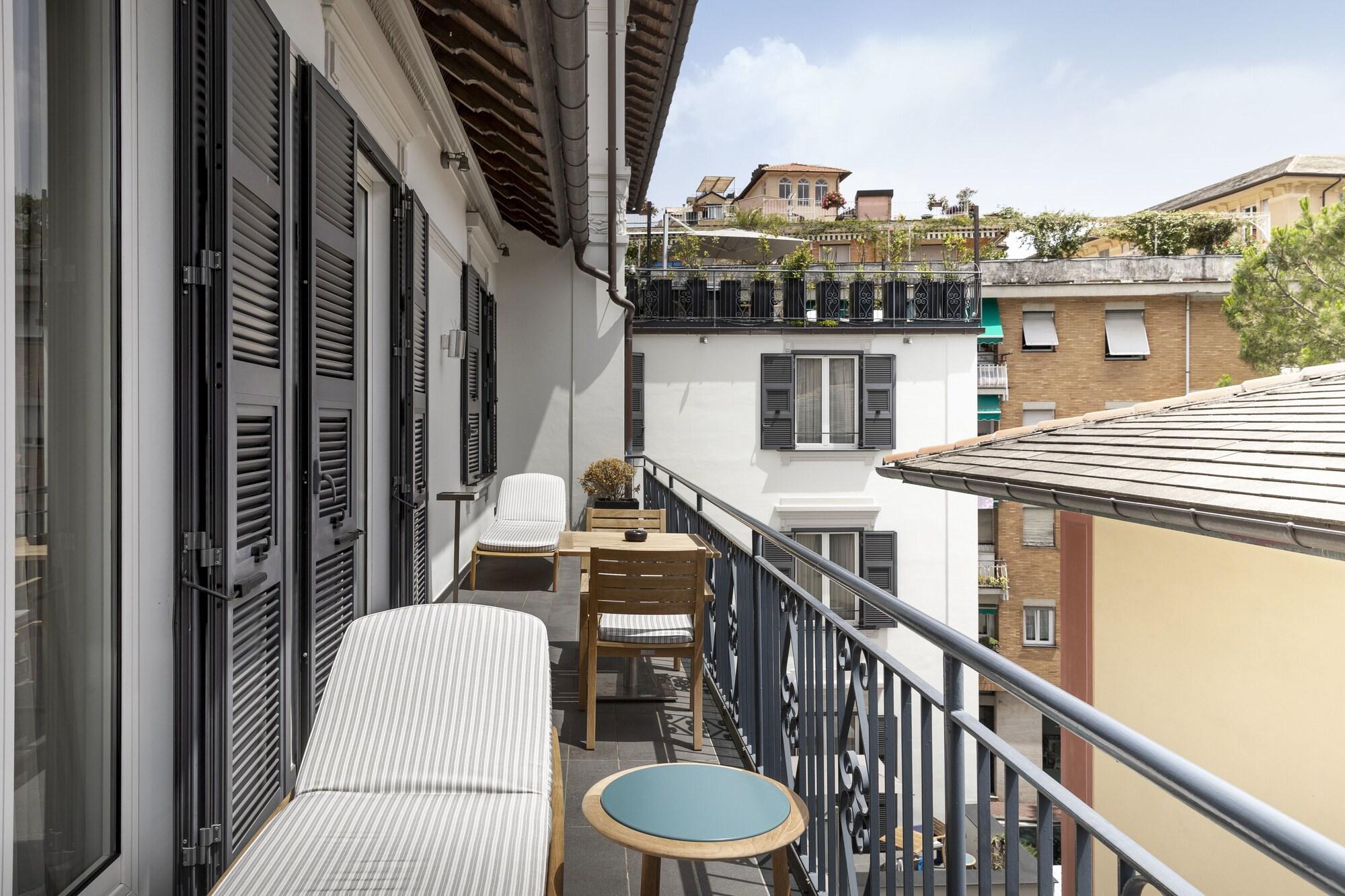 Lhp Hotel Santa Margherita Palace & Spa Santa Margherita Ligure Dış mekan fotoğraf A balcony